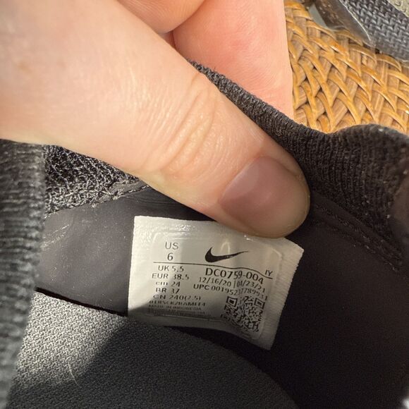 Nike Phantom GT2 Elite DF FG ACC Soccer Cleats Black Iron Grey Blue Size M6/ W8 - Picture 10 of 10